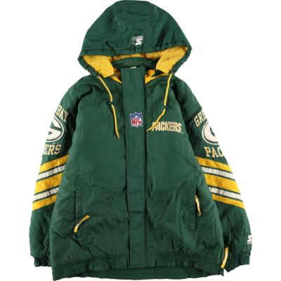 古着 90年代 スターター Starter NFL GREEN BAY PACKERS グリーンベイパッカーズ 中綿パーカー パファージャケット メンズ L相当 ヴィンテージ /eaa447792 【中古】 【241112】 | 古着屋JAM（ジャム）