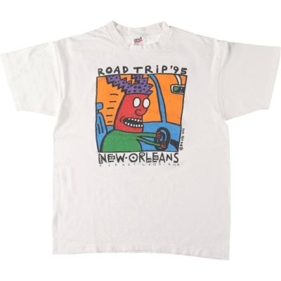 古着 90年代 アンビル Anvil アートTシャツ USA製 メンズL相当 ヴィンテージ /eaa549632 【中古】 【250516】