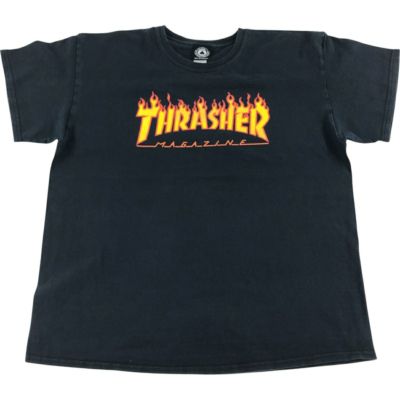 古着 スラッシャー THRASHER ファイヤーパターン サーフ スケートTシャツ メンズXL相当 /eaa548785 【中古】 【250516】