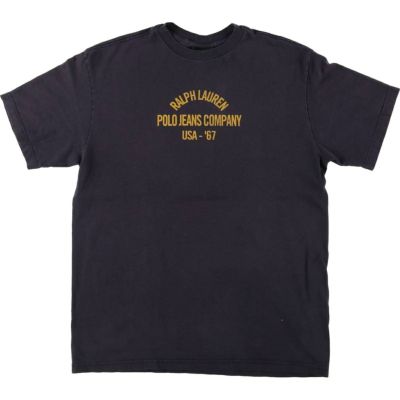 古着 00年代 ラルフローレン Ralph Lauren POLO JEANS COMPANY 半袖 ロゴTシャツ USA製 メンズM相当 /eaa549830 【中古】 【250516】