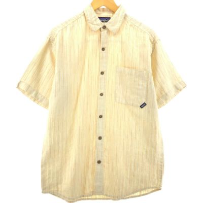 パタゴニア　古い　半袖シャツ patagonia - XL☆古着 パタゴニア patagonia 半袖 シャツ メンズ