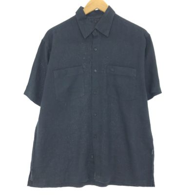 古着 BOWLING 半袖 リネンシャツ メンズL /eaa452181 【中古】 【240528】 【SS2506_10】