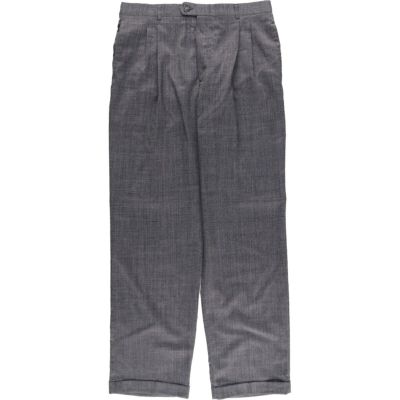古着 ハガー HAGGAR GALLERY ツータック スラックスパンツ USA製 メンズw33相当 /eaa550005 【中古】 【250516】