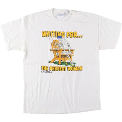 古着 90年代 ヘインズ Hanes HEAVYWEIGHT ドクロ柄 スカル柄 プリントTシャツ メンズL相当 ヴィンテージ /eaa548836 【中古】 【250516】