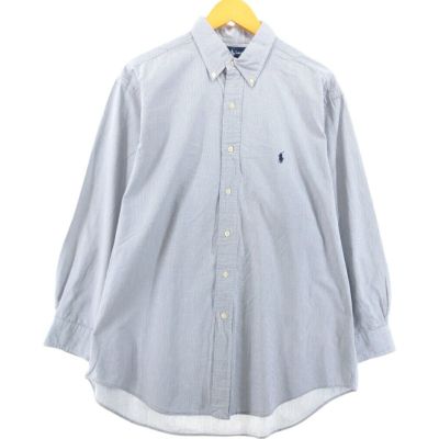 古着 ラルフローレン Ralph Lauren YARMOUTH 長袖 ボタンダウンチェックシャツ メンズL相当 /eaa548336 【中古】 【250516】