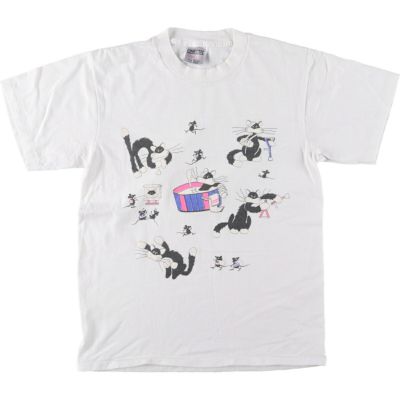 古着 90年代 オニータ ONEITA POWER 50 アニマルTシャツ USA製 メンズL相当 ヴィンテージ /eaa548855 【中古】 【250516】