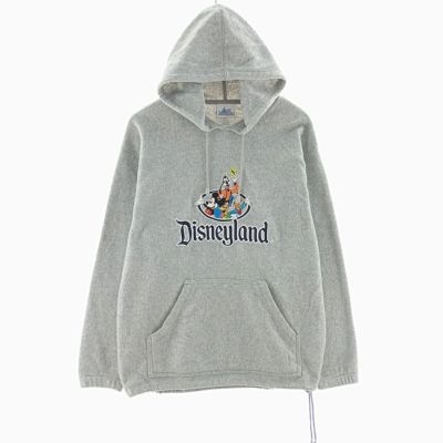 古着 Disneyland RESORT キャラクター フリーススウェットプルオーバー