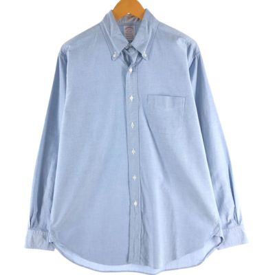古着 ブルックスブラザーズ Brooks Brothers Est.1818 長袖 ボタンダウンシャツ USA製 メンズL相当 /eaa541748 【中古】 【250502】