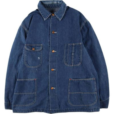 古着 70～80年代 デニムカバーオール メンズXL相当 ヴィンテージ /eaa542769 【中古】 【250501】