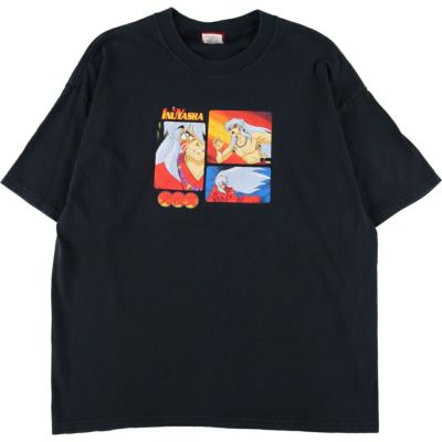 古着 00年代 犬夜叉 キャラクタープリントTシャツ メンズL /evb002126 ...
