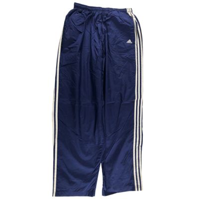 古着 adidas アディダス ナイロンパンツ トラックパンツ ブルー S adidas Nylon Track Pants / アディダス ナイロン トラック