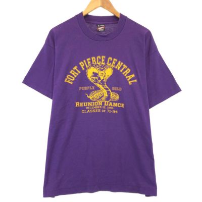 古着 90年代 フルーツオブザルーム FRUIT OF THE LOOM FORT PIFRCE CRNTRAL フォートピアースセントラルハイスクール プリントTシャツ USA製 メンズXL ヴィンテージ /eaa430329 【中古】 【240529】 【SS2409_30%】