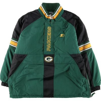 古着 80年代 スターター Starter NFL GREEN BAY PACKERS グリーンベイパッカーズ ナイロンスタジャン アワードジャケット  バーシティジャケット USA製 メンズXL相当 /eaa447893 【中古】 【241112】 | 古着屋JAM（ジャム）