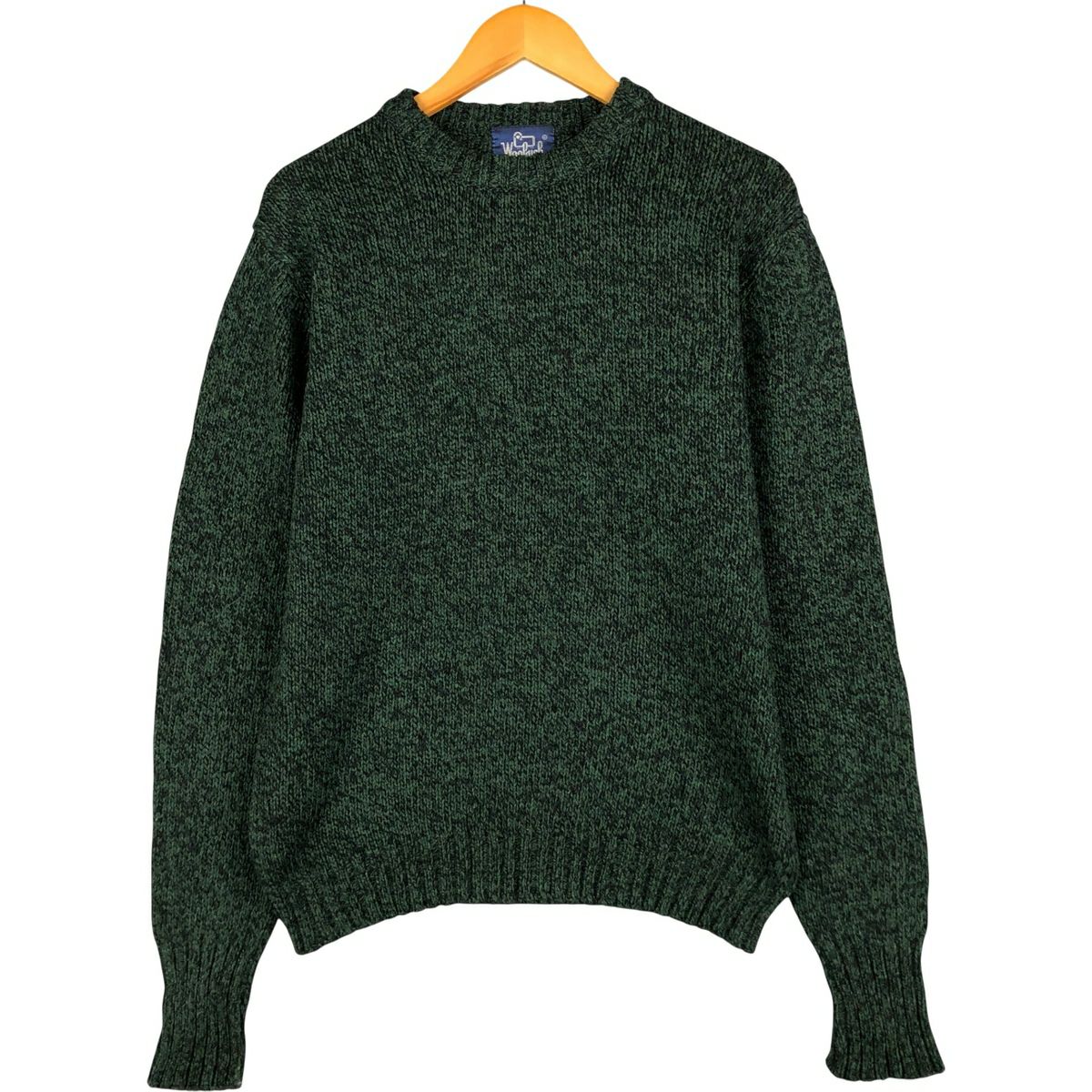 古着 80年代 ウールリッチ WOOLRICH 総柄 ノルディックセーター メンズ