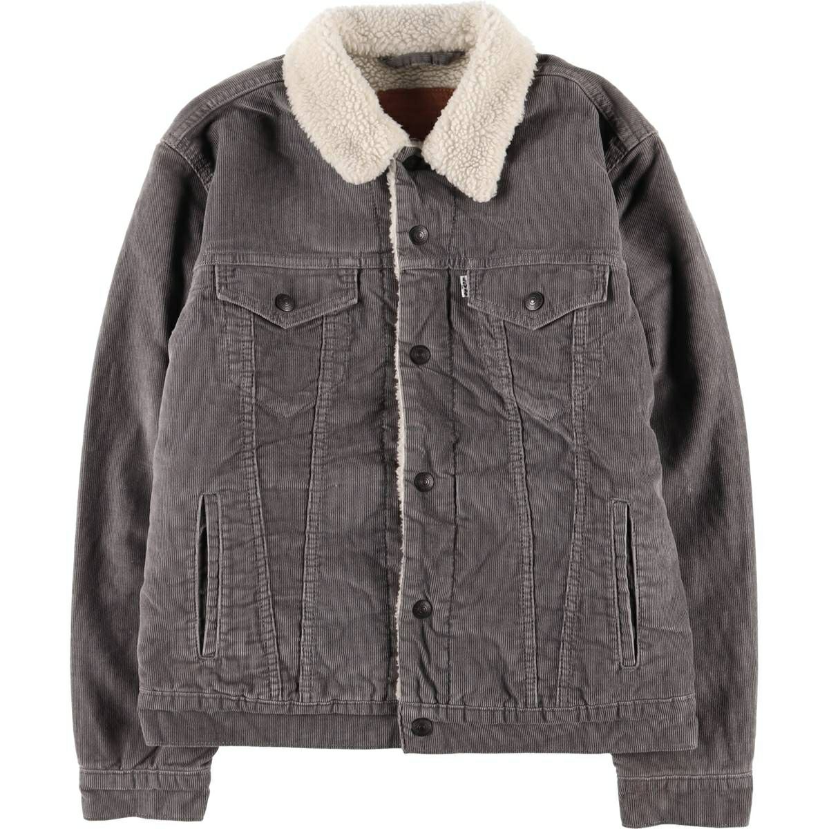 古着 リーバイス Levis LEVIS PREMIUM ブラックデニムボアジャケット  