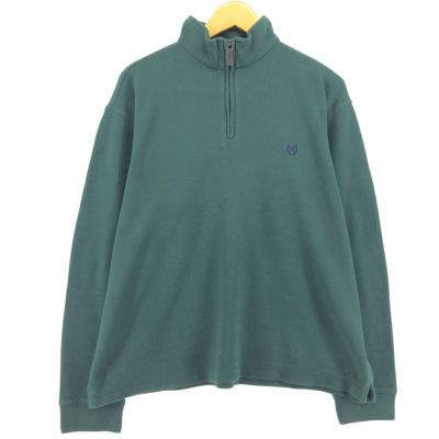 古着 チャップス CHAPS ハーフジップスウェットシャツ トレーナー メンズXL相当 /eaa502062 【中古】 【241116】