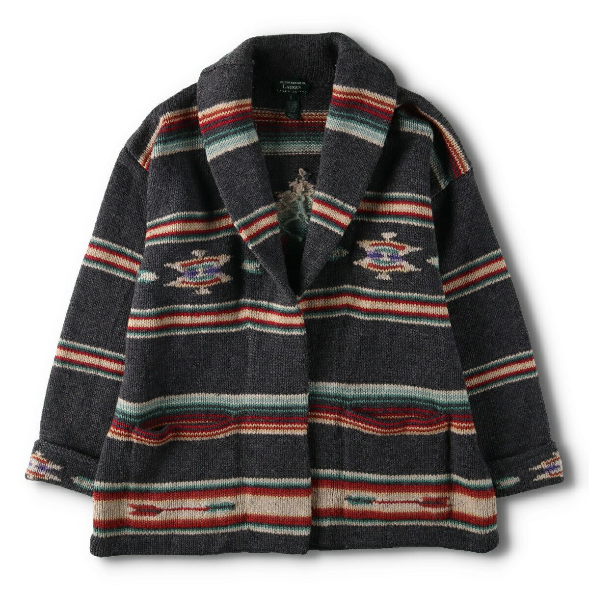 古着 ラルフローレン Ralph Lauren LAUREN ローレン ネイティブ柄