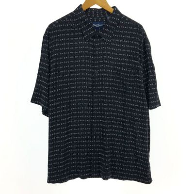 古着 NAT NAST 総柄 半袖 レーヨンシャツ メンズXXL /eaa450729