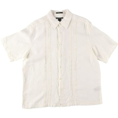 古着 claiborne 半袖 リネンシャツ メンズXL /eaa452178 【中古】 【240531】