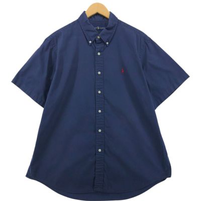 古着 ラルフローレン Ralph Lauren 半袖 ボタンダウンシャツ メンズXL相当 /eaa546741 【中古】 【250518】