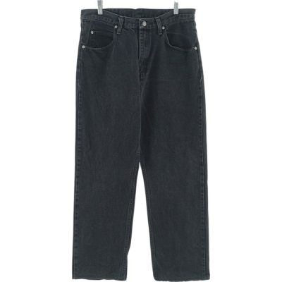 最新モデル ラングラー 00年代 古着 Wrangler ストレート ブラックデニム パンツ