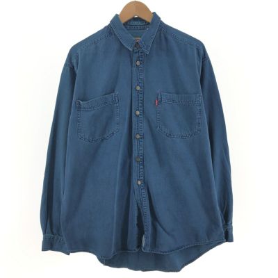 古着 リーバイス Levi's 長袖 ボタンダウンデニムシャツ メンズL