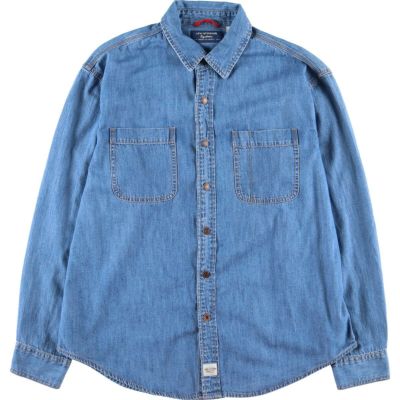 古着 リーバイス Levi's SIGNATURE 長袖 デニムシャツ メンズL