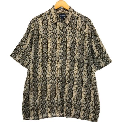 古着 ピューリタン PURITAN 総柄 半袖 ビスコースレーヨンシャツ メンズL相当 /eaa549760 【中古】 【250518】