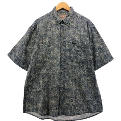 古着 00年代 ペンドルトン PENDLETON 総柄 半袖 シルク×コットン