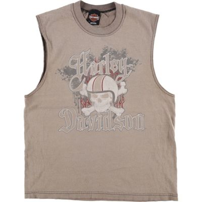 古着 ハーレーダビッドソン Harley-Davidson ドクロ柄 スカル柄