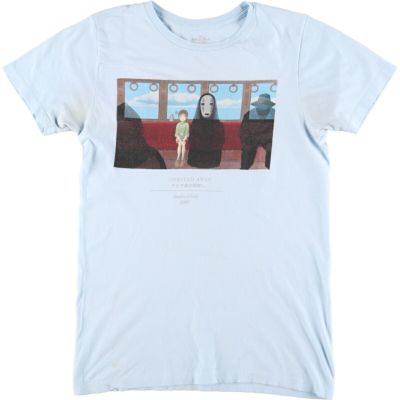 古着 スタジオジブリ STUDIOGHIBLI SPIRITED AWAY 千と千尋の神隠し キャラクタープリントTシャツ メンズM相当 /eaa490424 【中古】 【241117】