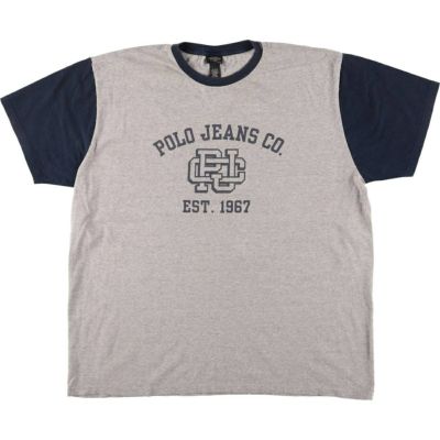 古着 ラルフローレン Ralph Lauren POLO JEANS COMPANY 半袖 プリントTシャツ メンズXL相当 /eaa549829 【中古】 【250517】