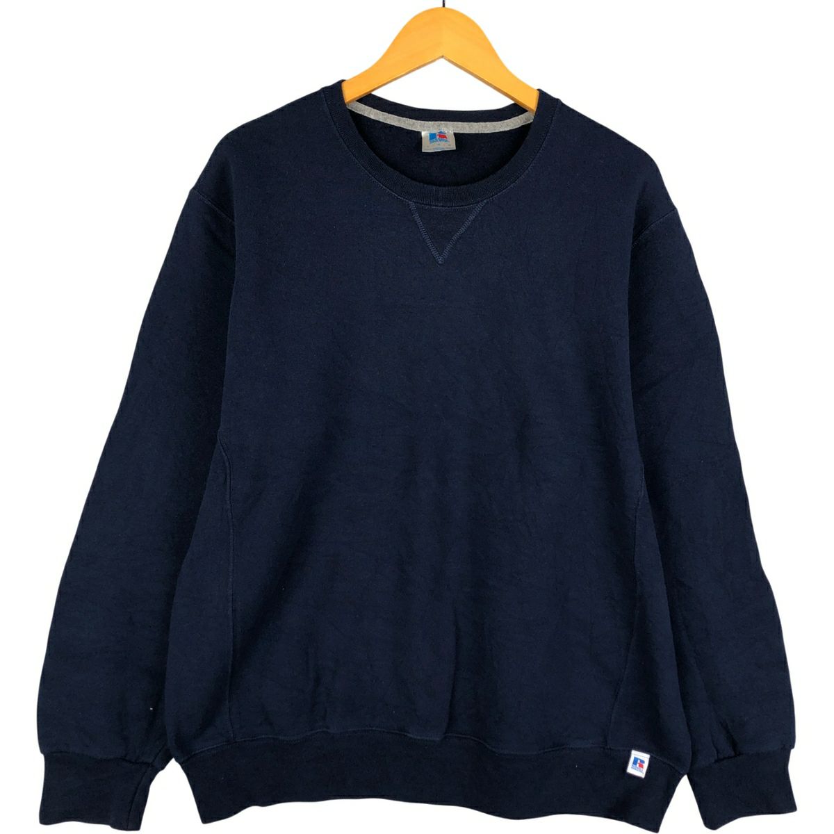 古着 90年代 ラッセル Russell PLUMA 無地 ブランクスウェットシャツ