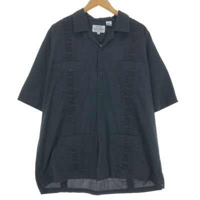 本店は 古着 オープンカラー 半袖 DIMENSION BY GUAYABERA ORIGINAL トップス