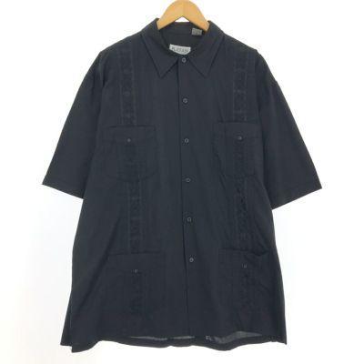 古着 MONTE CARLO 半袖 オープンカラー メキシカンシャツ