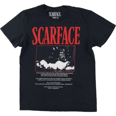 古着 Scarface スカーフェイス 映画 ムービーTシャツ メンズM相当 /eaa548193 【中古】 【250519】