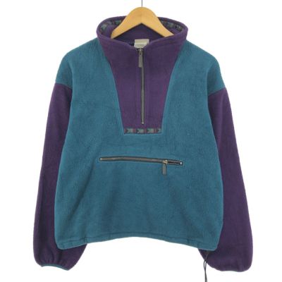 古着 90年代 エルエルビーン L.L.Bean ハーフジップ フリースプル ...