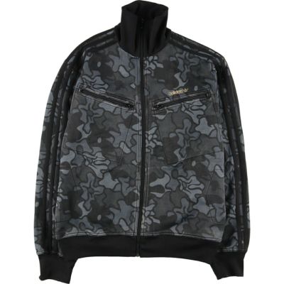 【人気商品】 00年代 古着 アディダス トラック ジャージ 総柄 adidas アディダス