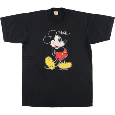 古着 80年代 ベルバシーン VELVA SHEEN MICKEY MOUSE ミッキーマウス キャラクタープリントTシャツ USA製 メンズL相当 ヴィンテージ /eaa550245 【中古】 【250519】