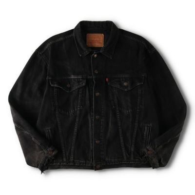 【vintage 90s】 リーバイスブラックデニムジャケット　75506 80〜90年代 カナダ製 Levi's リーバイス 75506-0260 ブラック