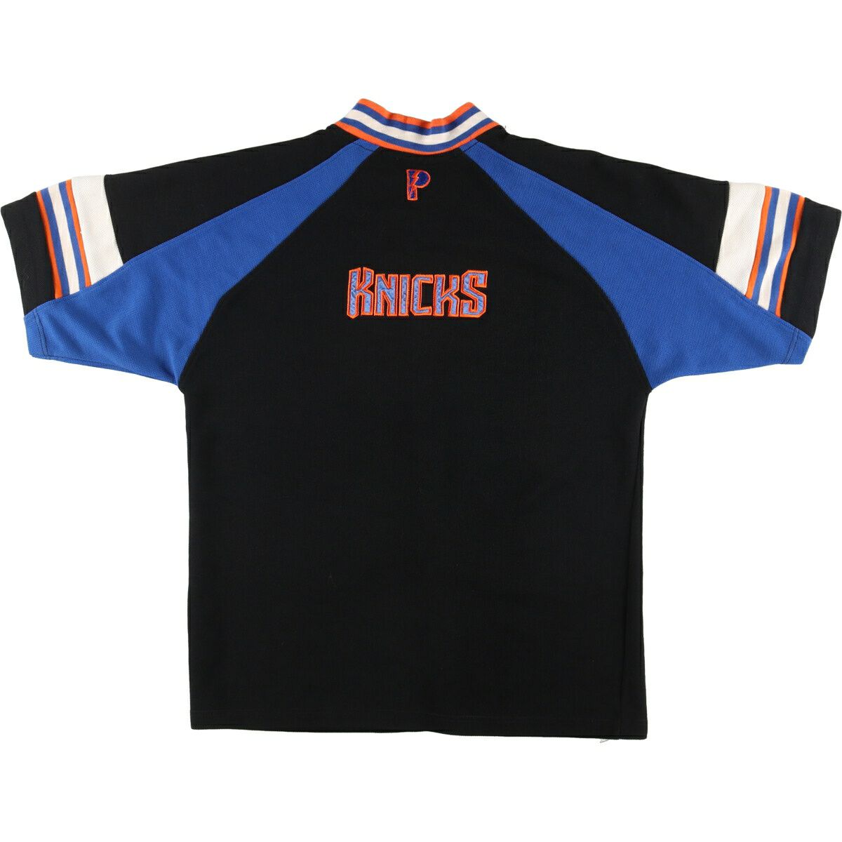 NBA ニューヨーク・ニックス 長袖シューティングシャツ 韓国製 古着 刺繍 L NBA ニューヨーク・ニックス 長袖シューティングシャツ 韓国製 古着