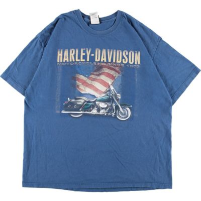 ハーレーダビッドソン Harley-Davidson 両面プリント モーターサイクル バイクTシャツ メンズXL /eaa352890