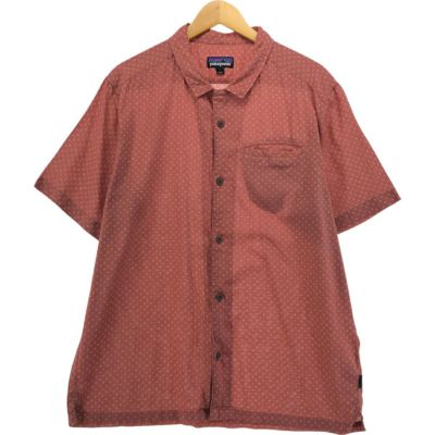 古着 パタゴニア Patagonia 魚柄 鯉柄 長袖 ヘンプシャツ メンズ