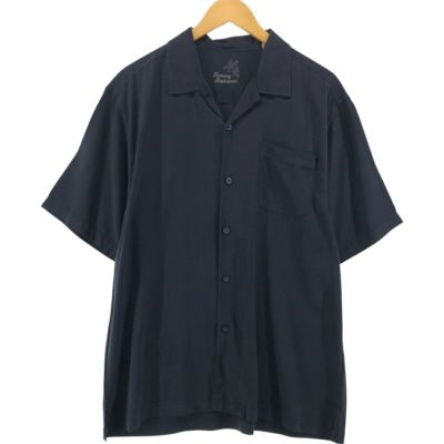 古着 トミーバハマ Tommy Bahama 半袖 オープンカラー シルク