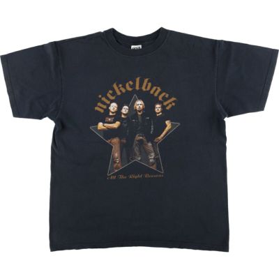 古着 00年代 アンビル Anvil NICKELBACK ニッケルバック バンドTシャツ バンT メンズL相当 /eaa501834 【中古】 【250520】