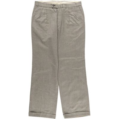 古着 80年代 COTLER ストライプ柄 ツータック スラックスパンツ メンズ