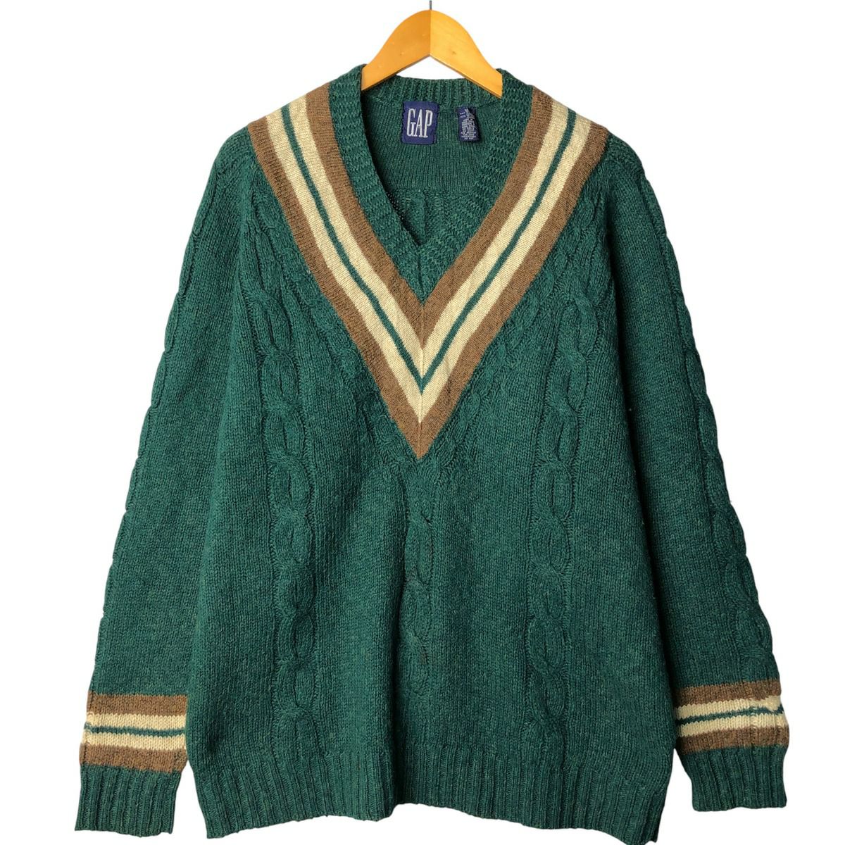 古着 90年代 ギャップ GAP オールドギャップ ストライプ柄 ウール
