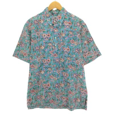 90s USA製 Reyn Spooner ビキニタグ アロハ ポリコットン Reyn Spooner - レインスプーナー 90s ビキニタグ アロハシャツ