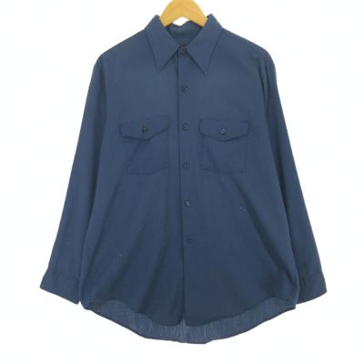 古着 70年代 リー Lee CHETOPA TWILL 長袖 ワークシャツ メンズM ヴィンテージ /eaa450478 【中古】 【240603】 ss2501_30