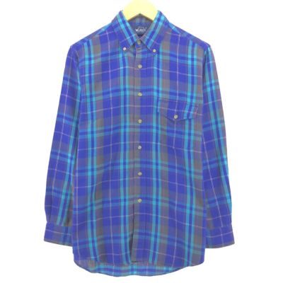 古着 ウールリッチ WOOLRICH 長袖 ライトネルチェックシャツ